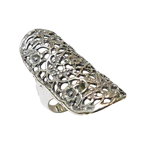 925 Sterling Silver Rings for Women - Twisted Wire Silver Ring - Tarnish Resistant Wide Statement Rings - High Polished Comfort Fit Ring Bands, Gift for Girlfriend, Mom & Sister by BLYACHMAN JEWELRY