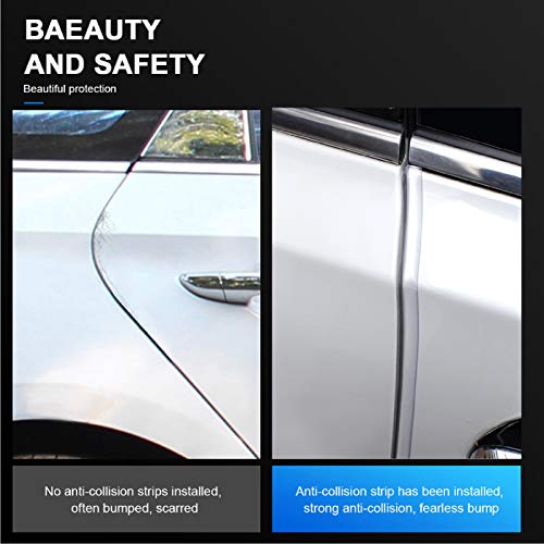 Image of Car Door Edge Guards Clear, 32Ft Rubber Seal Protector U Shape Edge Trim Car Door Edge Protection Fit for Most Car