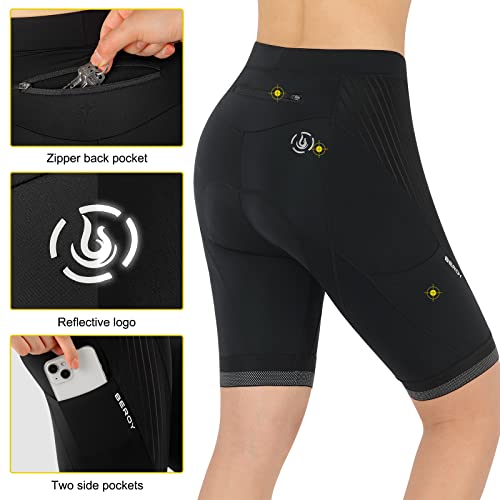 Image of Beroy Women's Triathlon Shorts with 3D Gel Padded, Cycling and Spinning Pants.