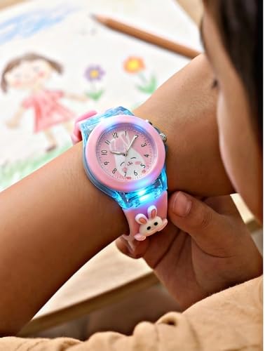 Image of FRIEDRICH 3D Cartoon Charecter Multi Colour Light Children Kids Watch for Boys Girls Analog Watch Boys Best Gift Baby for Kids Watch for 3+ to 11 Year Old boy Girl