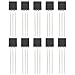 eMagTech 10x LM35DZ Temperature Sensor IC Acquisition TO-92 for Electronic Device Temperature Control