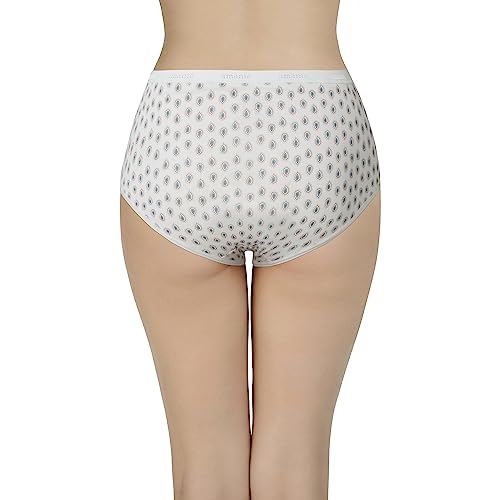 Image of Amante Printed Cotton Full Brief Panty Pack(Pack of 3)
