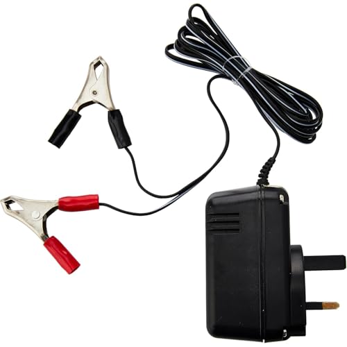 Mercury | Smart Lead Acid Battery Charger 2/6/12V 600Ma | Compact Maintainer For Car, Motorcycle, Lawn Mower, Ride-On Toys, Agm, Gel, Sla, Vrla | Polarity Protection – Crocodile Clips, Uk Plug - 2