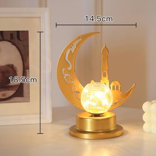 Tpxavrdz M4 Ramadan Table Lamp Moon Star Lamp Ramadan Lantern/Ramadan Lights Decorations Eid Decorations Moon Night Light thumb #4