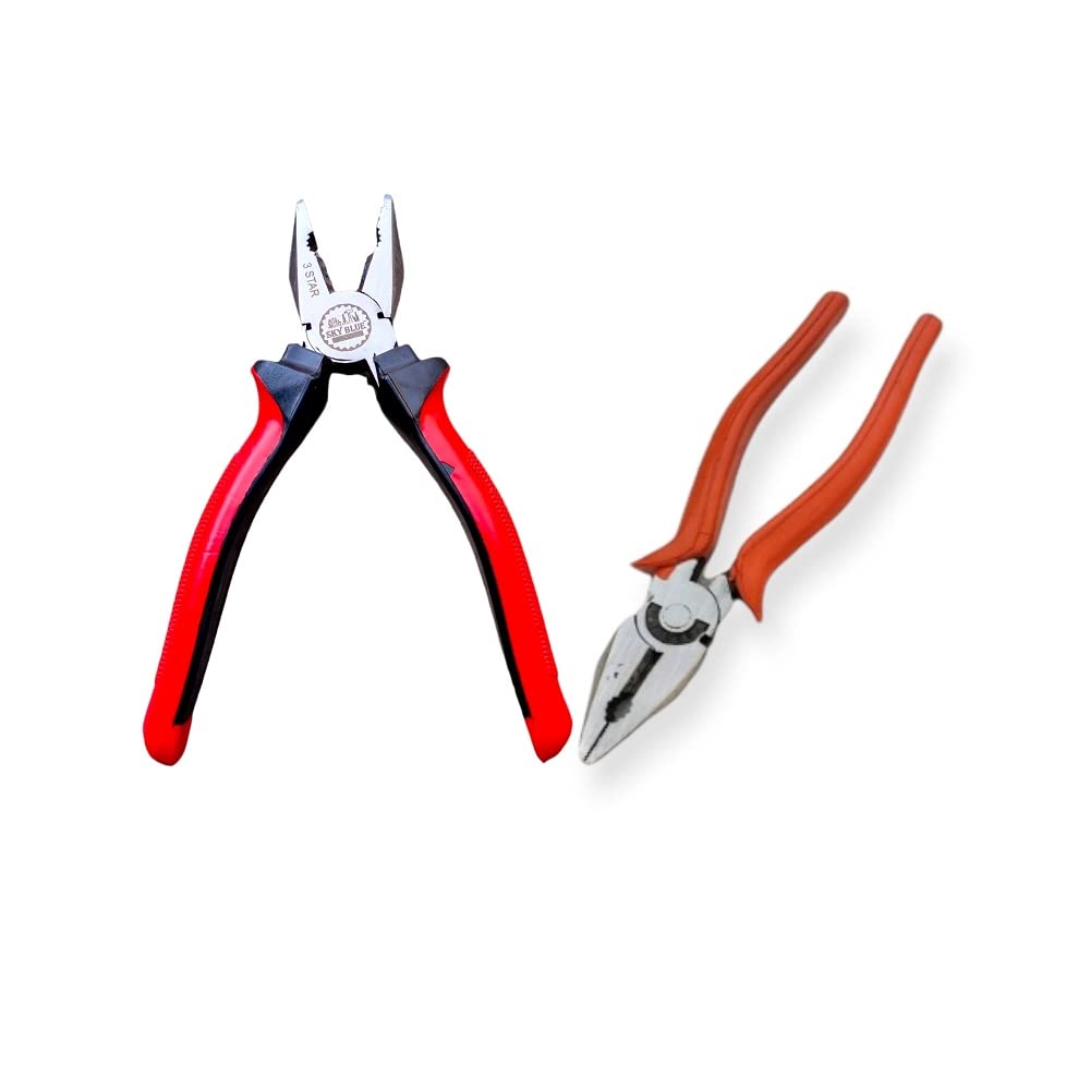 Sky Blue Combination Hand Tool's Multipurpose Professional Home & Office Used Tool's Kit (2 Piece) SBE543