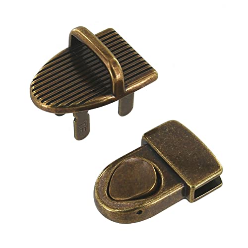 Buckleguy.com Iad3940 Antique Brass, Tuck Lock, Solid Zinc, Antique Brass Plated #TOP1