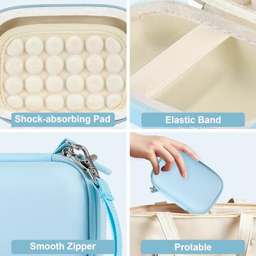 Funda rígida para cámara Leayjeen azul pequeña miniatura 4