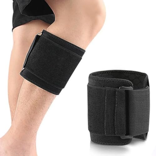 Image of DIRTS Sciatica Pain Relief Knee Brace - Acupressure Compression Pad for Lower Back, Hip & Nerve Pain - Adjustable, One Size Fits All - Use on Left or Right Leg - Men & Women