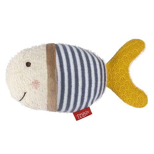 Fehn animal de baño pez, Esponja de baño para bebés para variar al bañarse y lavarse y divertirse jugando, juguetes acuáticos para bebés y niños mayores de 0 meses
