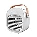 Chłodzący wentylator biurkowy PP ABS RechargeableTerraces Party 25 cm wentylator z pilotem (biały #0, jeden rozmiar)