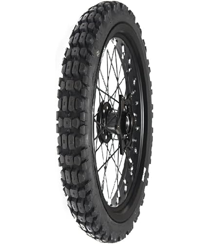 DELI TIRE Schlauchlos Motorradreifen M+S 90/90-21 Vorderrad - Ganzjahresreifen 54 P für Cross Enduro und Tourenmotorrad SB-107 BRUTAL - Allwetterreifen TL für Spikes - Winterreifen für Touren