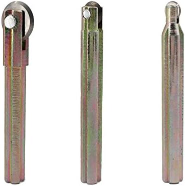 Miniatura 2 de Juego de 3 ruedas TSTR cortador de azulejos diámetro de corte 516 pulgadas (0.315 in) 1332 pulgadas (0.394 in) 34 (0.709 in), longitud de la barra