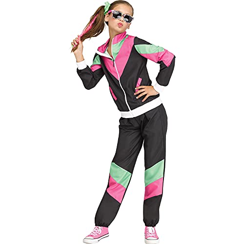 Fun World 80's Track Suit Child Costume, Small