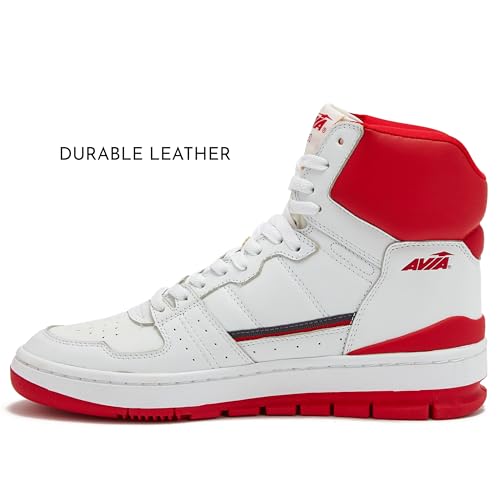 Avia 830 Tênis de basquete masculino, tênis retrô para uso interno ou externo, rua ou quadra, tamanh