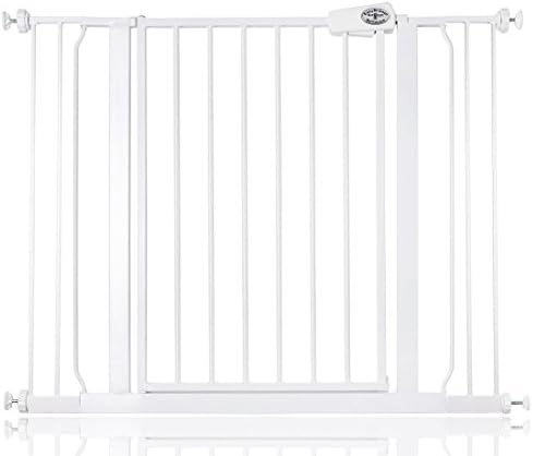 Bettacare Easy Fit Pressure Dog Gate, 133.2cm - 141.2cm, White, Pressure Fit Pet Gate for Dog and Puppy, Pet and Dog Barrier, Easy Installation