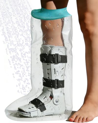 EuyiHlybt Extra Large Cast Covers for Shower Leg, Waterproof Leg Cast Cover for Showering, Reusable Cast Protector for Shower Leg Adult, Soft Comfortable Cast Shower Cover Leg, Used for Bandages