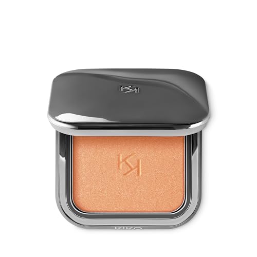 KIKO Milano Glow Fusion Powder Highlighter 04, Illuminante In Polvere Dal Risultato Modulabile, 04 Sunset Gold