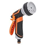 KIMISS Hochleistungs-Gartenschlauch-Düsensprüher – 10 Sprühmodi für Rasenbewässerung, Autoreinigung, Haustierwäsche – Ergonomisch Gestaltete Wassersprühdüse für Vielseitigen Einsatz Im Freien
