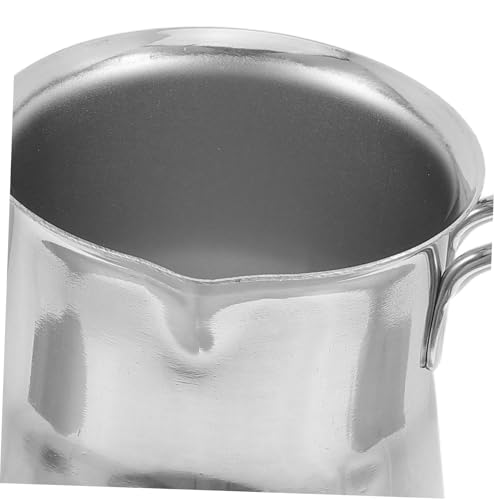 Pichet mousseur café en acier inoxydable durable avec poignée - 4