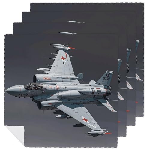Servilletas de Tela Jet Fighter Floral Pack 6 47.5x47.5 cm miniatura 1