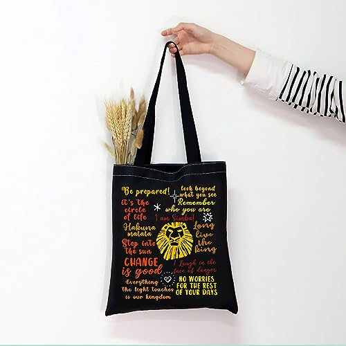 MNIGIU The Lion Tote Bag The Lion Movie Inspired Gift The Lion Merchandise The Lion Quote4