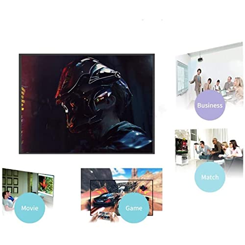 Pantalla portátil para proyector, 4K HD 16:9, plegable miniatura 2