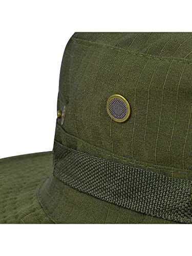 Image of Baby Sun Hat UPF 50+ Sun Protective Toddler Bucket Hat Summer Kids Beach Hats Wide Brim Outdoor Play Hat for Boys Girls