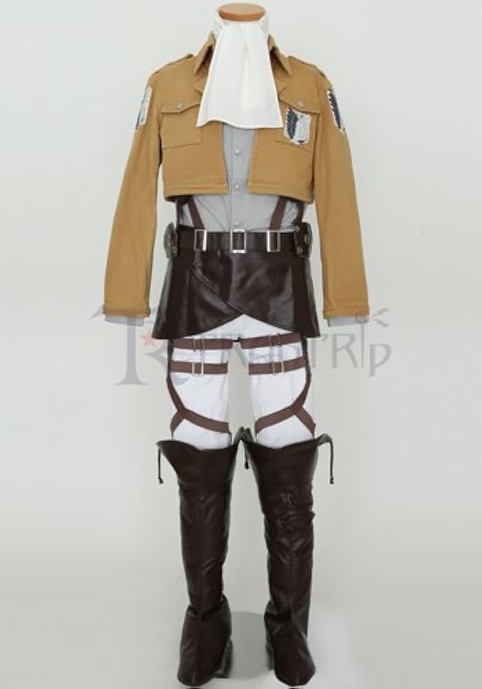 進撃の巨人　制服 リヴァイ 20cm 革 96487090b9a94437bd757aa567e8dd