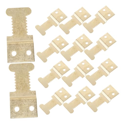 Image of DOITOOL 25pcs Metal Picture Frame Hangers with Hooks Durable Wall Brackets for Easy Picture Hanging for Home Decor DIY Enthusiasts and Art Displays