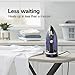 Hamilton Beach Steam Iron for Clothes & Garment Steamer with Smooth Press Stainless Steel Soleplate, 1200 Watts, 8’ Retractable Cord, Black (14214)