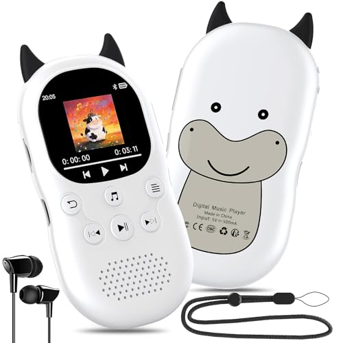 64GB MP3 Player Kinder Bluetooth 5.3 MP3-Player mit Lautsprechern...