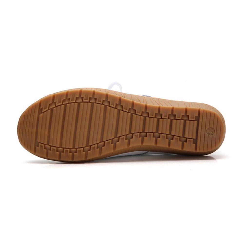 Zapatos Oxford De Cuña para Mujer De Cuero con Cordones para Oficina Trabajo Punta Lisa Informales De Negocios