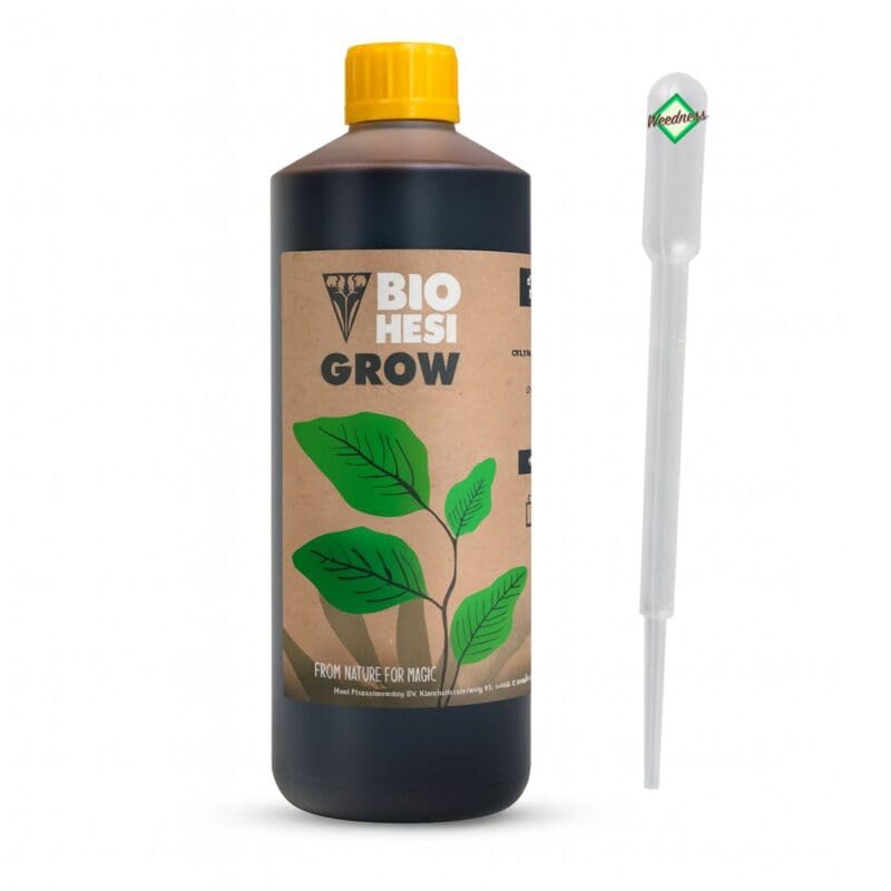 Engrais naturel Hesi Bio Grow Weedness pour la phase de croissance des plantes d'intérieur 1 L