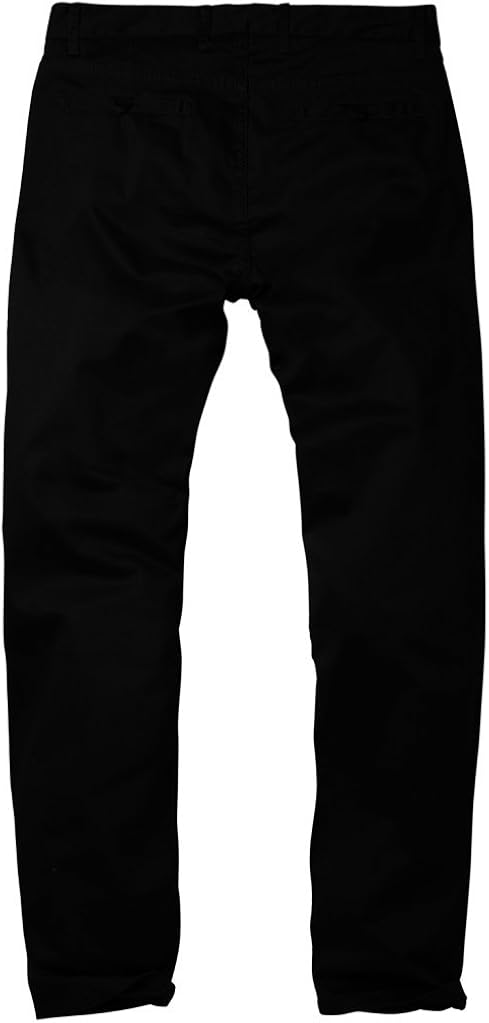 Match Men's Slim Tapered Stretchy Casual Pants 30W x 31L 8050 Black