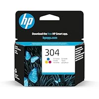 HP 304 Tricromia, N9K05AE, Cartuccia Originale da 100 Pagine, Compatibile con Stampanti DeskJet...