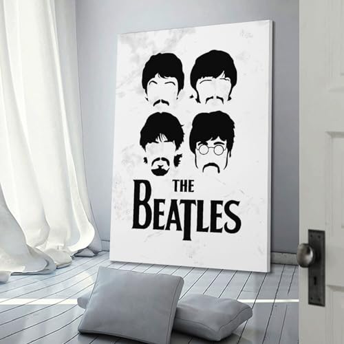 Poster de minimalisme des Beatles sur toile – Impression d’art moderne pour chambre à coucher – 20 x 30 cm - Les Beatles, Paul McCartney, John Lennon, RIngo Starr, George Harrison Poster de minimalisme des Beatles sur toile - Impression d'art moderne pour chambre à coucher - 20 x 30 cm – Image 4
