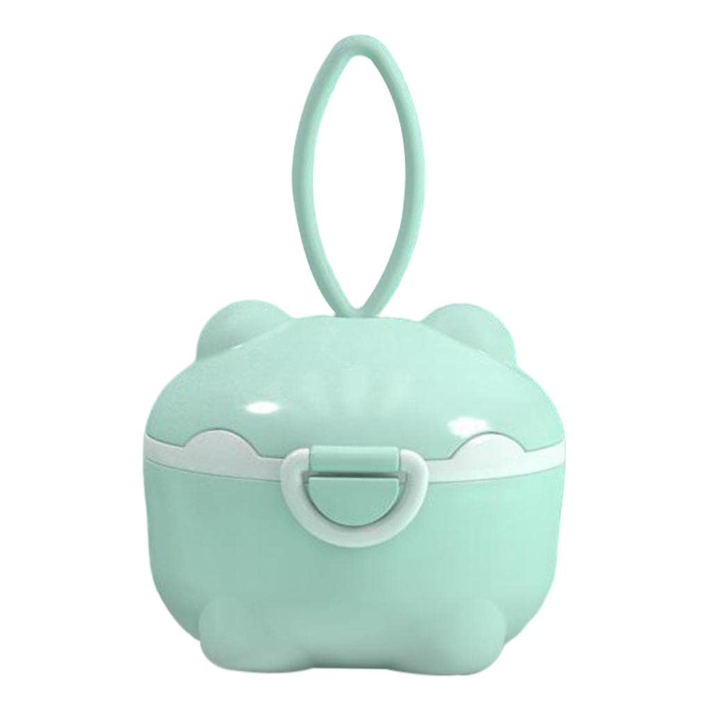 MERISHOPP®Milk Powder Storage Box Portable Pig Shape Toddler for Travel Activities green S|Baby | Other Baby Feeding|1 Piece Baby Milk Powder Box(include scoop).-image-24