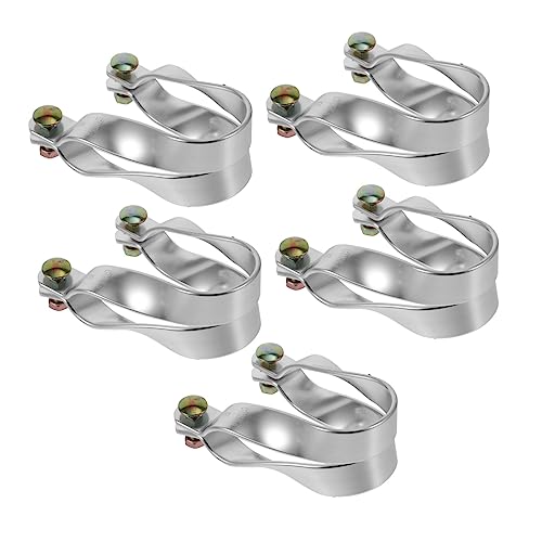 ibasenice 5juegos Abrazaderas Aluminio Manguera Invernadero Soportes Correas Reparar Jardín