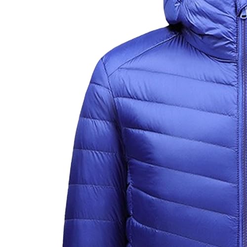 Chaqueta acolchada con capucha de invierno para hombre con cremallera completa 2