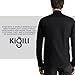 KIGILI Men's Oxford Shirts- Slim Fit Long Sleeve Button Down Collar Business & Casual Turkish Cotton Shirts (Size: XL-17.5