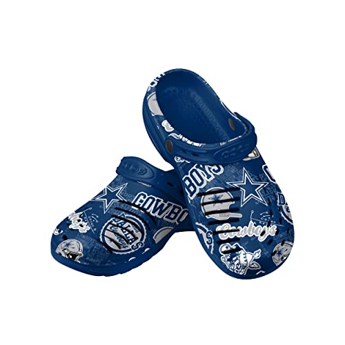 Image of FOCO Arizona Cardinals NFL Mens Historic Print Clog with Strap