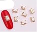 1 STÜCK, 24 Stile Zirkon Schmuck Legierung Kette Zubehör Zirkon Diamant Einhorn Nagel Aufkleber Kette 3d Nail Art Schmuck