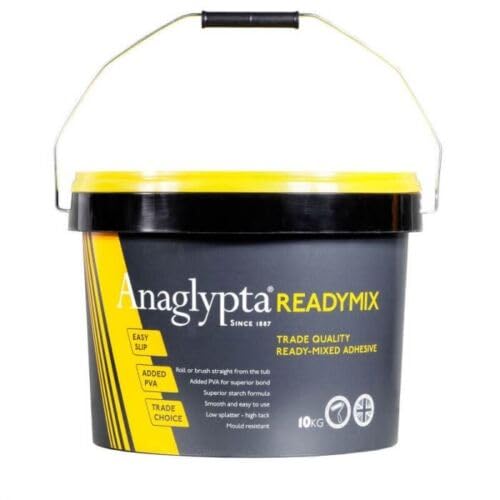 Ready Mixed Wallpaper Paste Adhesive Mix 10kg Added PVA Mould Resist