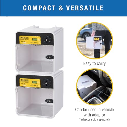 Brinsea TLC-30 Advance Portable Pet Brooder Incubator for Puppies, Kittens, Small Mammals with Heating and Temp Control, Newborn Puppy Incubator for Kittens, Birds and Other Animals