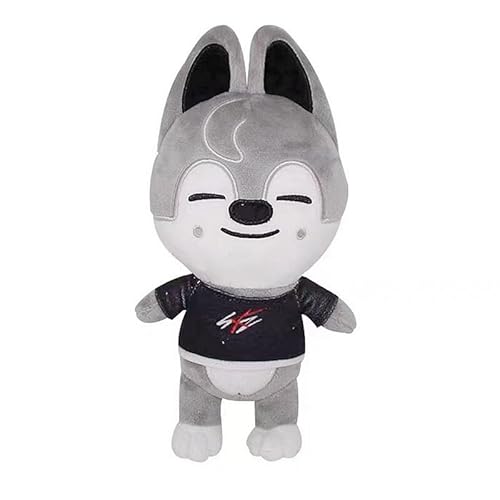 SCISSH Stray-Kids SKZOOO - Peluche de anime lindo, 20 cm, juguete de peluche de dibujos animados creativo y suave, juguetes de regalo para niños y fans (Chan el Lobo) SCISSH Stray-Kids SKZOOO - Peluche de anime lindo, 20 cm, juguete de peluche de dibujos animados creativo y suave, juguetes de regalo para niños y fans (Chan el Lobo)