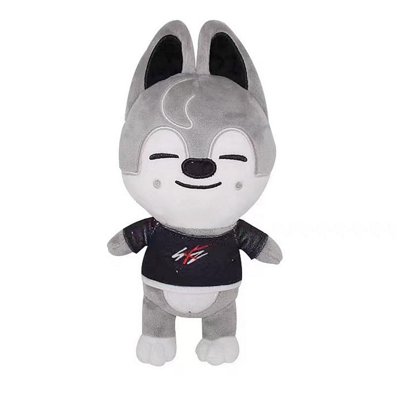 Stray-Kids SKZOOO urocza pluszowa zabawka anime, 20 CM, kreatywna miękka wypchana kreskówkowa pluszowa zabawka, prezent dla dzieci i fanów (Wolf Chan)