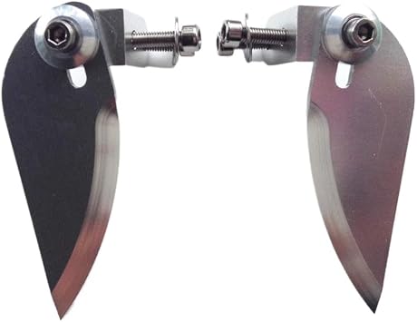 55x21mm RC Model Boat Water Knife Turn Fins Compatible with Feilun FT012 FT011 60-75cm Electric Power Remote Control Boats