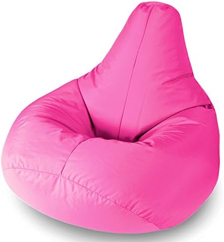 Beautiful Beanbags Highback Beanbag for Kids Indoor or Outdoor Bean Bag for Children - Water Resistant - Kids Lounge Chair - Home or Garden Bean Bags 35 Inches - Manufactured in UK - Pink