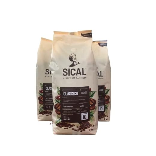 Deliciosos granos de café portugueses tostados Sical 5 estrellas (3 paquetes de 1 kg)