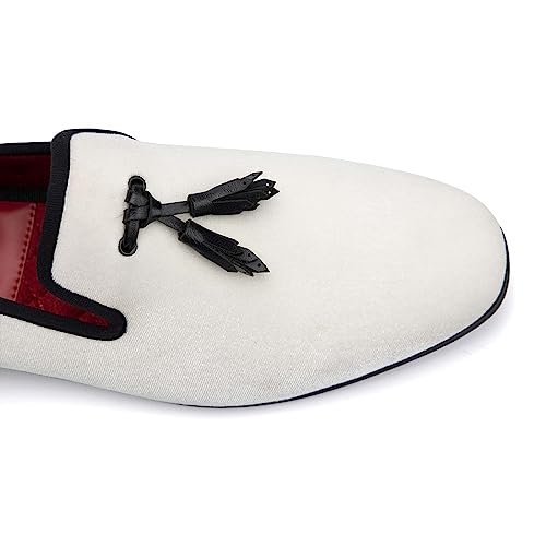 Image of Meijiana Mens Loafers Wedding Dress Shoes Slip-On Loafers for Men Tuxedo Suit Shoes